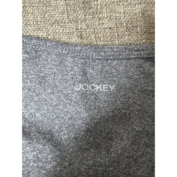 Jockey Womens Gray & Black Activewear Top With Drawstring Hem Size Small - Picture 5 of 8